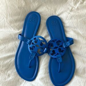 Never used blue Tory Burch sandals